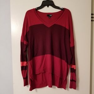 a.n.a. V-neck Hi/lo pullover sweater